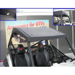 EMP Cooter Brown RZR Roof With LED Dome Light In Black
