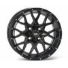 14 X 7, 4/110, 5+2, (Hurricane) Wheel, F/R, Matte Blk