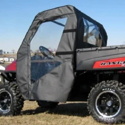 Falcon Ridge Soft Doors And Rear Window - Full Size Polaris Ranger 500, 700 - With Zipper