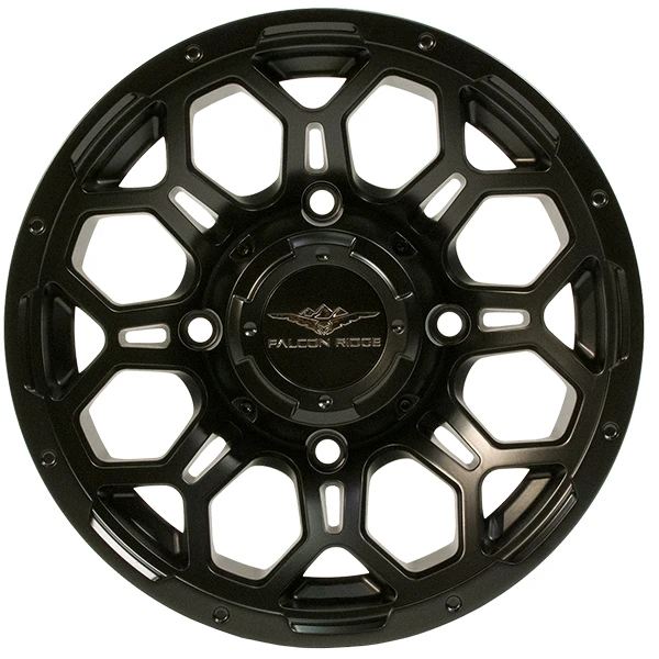 Falcon Ridge Wheel Soar HC-8S 15x7, 4/137, 5+2, Black