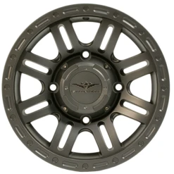 Falcon Ridge Wheel Glide SBL-8S 15x7, 4/137, 5+2, Gun Metal Gray Wheel