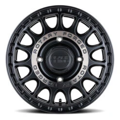 Sandstorm 15x7 4/137 Semi Gloss Black With Machined Tint Lip (5+2) Wheel