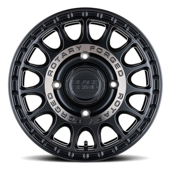 Sandstorm 15x7 4/137 Semi Gloss Black With Machined Tint Lip (5+2) Wheel