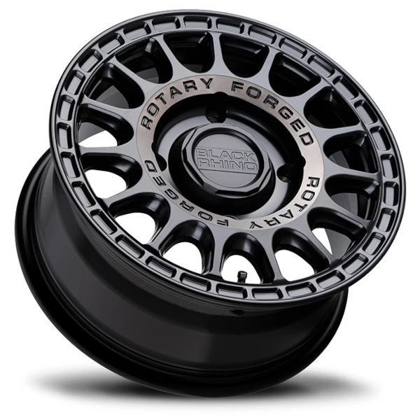 Sandstorm 15x7 4/137 Semi Gloss Black With Machined Tint Lip (5+2) Wheel - Image 2