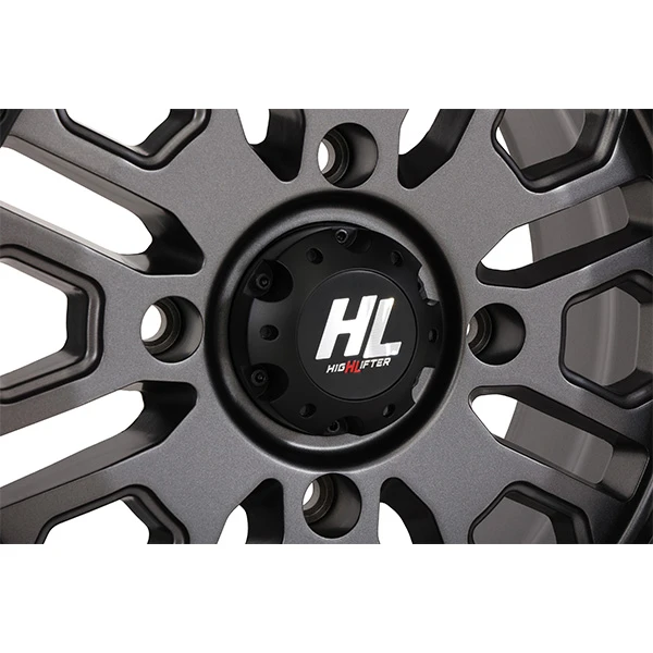15x7 4/137 5+2 (+38mm) High Lifter HL23 Beadlock Wheel - Gun Metal Grey - Image 2
