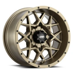 Hurricane Bronze 14x7 4/110 5+2 Wheel