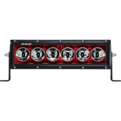 Rigid Radiance Plus 10'' Light Bar Red
